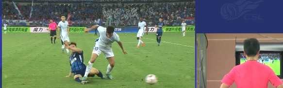 星空体育app-漏判红牌！足协评议：特谢拉踩踏邓涵文脚踝，裁判回看后改黄错误