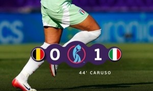 女足欧洲杯：意大利1-0轻取比利时，拜仁女足球员卡鲁索一击致胜